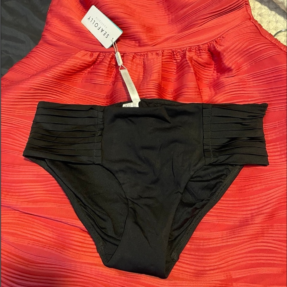 Seafolly Black Bikini Bottom
